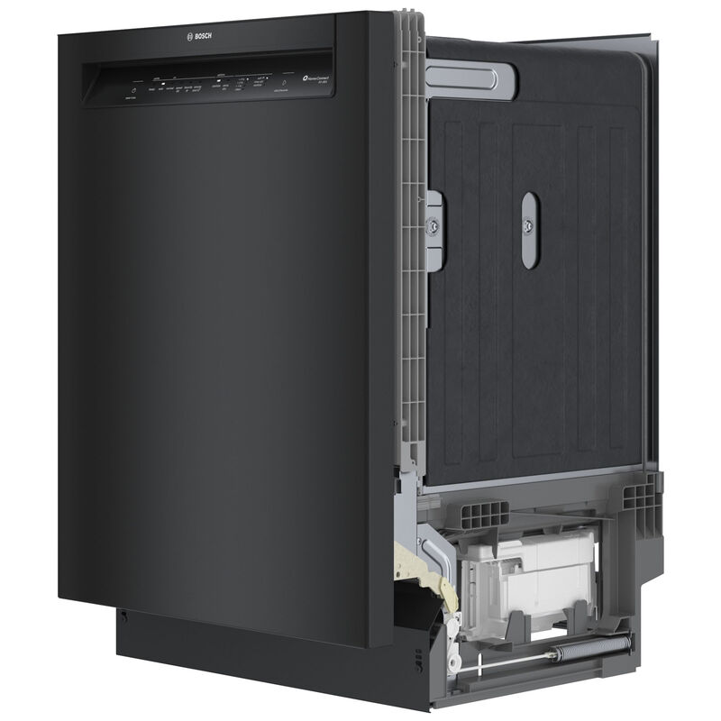 Bosch 100 Series Front Control 24-in Smart Built-In Dishwasher (Black),  50-dBA