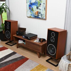 KLH Model Five Floorstanding Speaker - Mahogany, Mahogany, hires