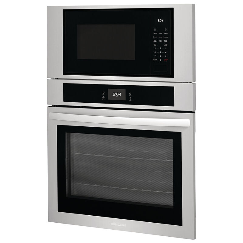 Frigidaire 30 in. 6.9 cu. ft. Electric Microwave/Wall Oven Combo with Standard Convection & Sensor Cooking - Stainless Steel, Stainless Steel, hires