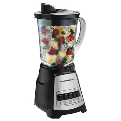 BLACK+DECKER 40 oz. 10-Speed Black Countertop Blender BL2010BG