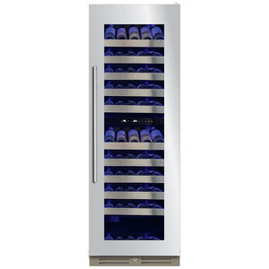 XO 24 in. Built-In/Freestanding 15.0 cu. ft. Wine Cooler with 119 Bottle Capacity, Dual Temperature Zone & Digital Control - Stainless Steel, , hires