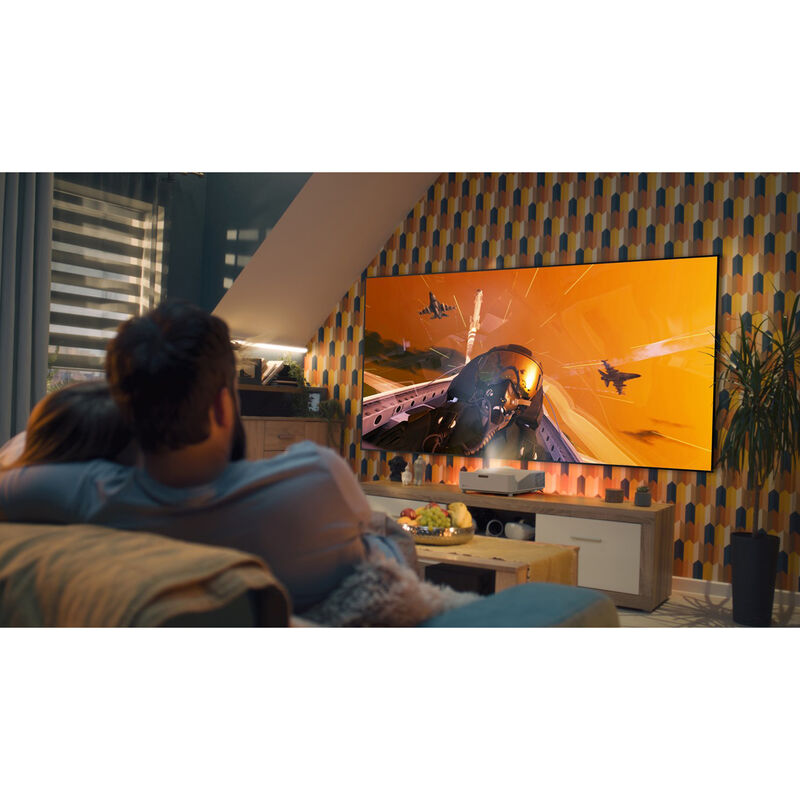 Optoma Ultra Short Throw Laser Home Entertainment Projector, , hires
