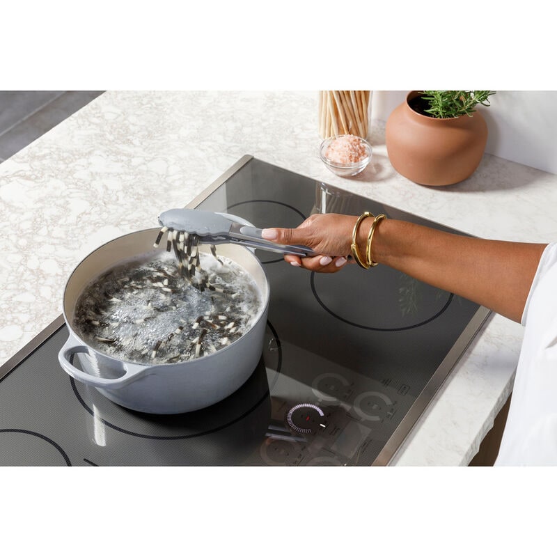 Cafe 36 in. 5-Burner Smart Induction Cooktop with Simmer Burner & Power Burner - Stainless Steel, , hires