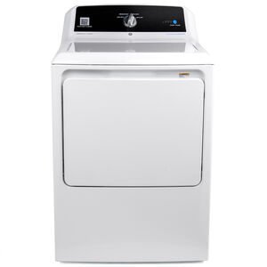 GE 27 in. 7.4 cu. ft. Smart Commercial Gas Dryer with Sensor Dry & Built-In App Payment System - White, , hires