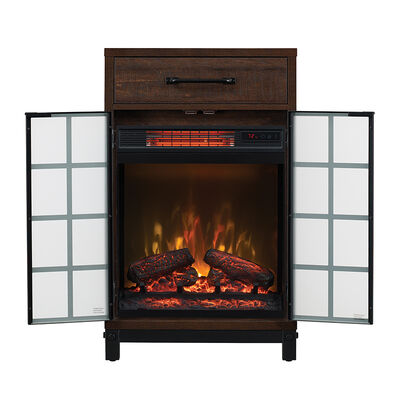 Bell'O Wine Cabinet with Infinity Electric Fireplace sold separately | 19CM6490PD01