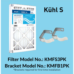 Friedrich Kuhl MERV Filter S chassis 3 pack for Air Conditioner, , hires