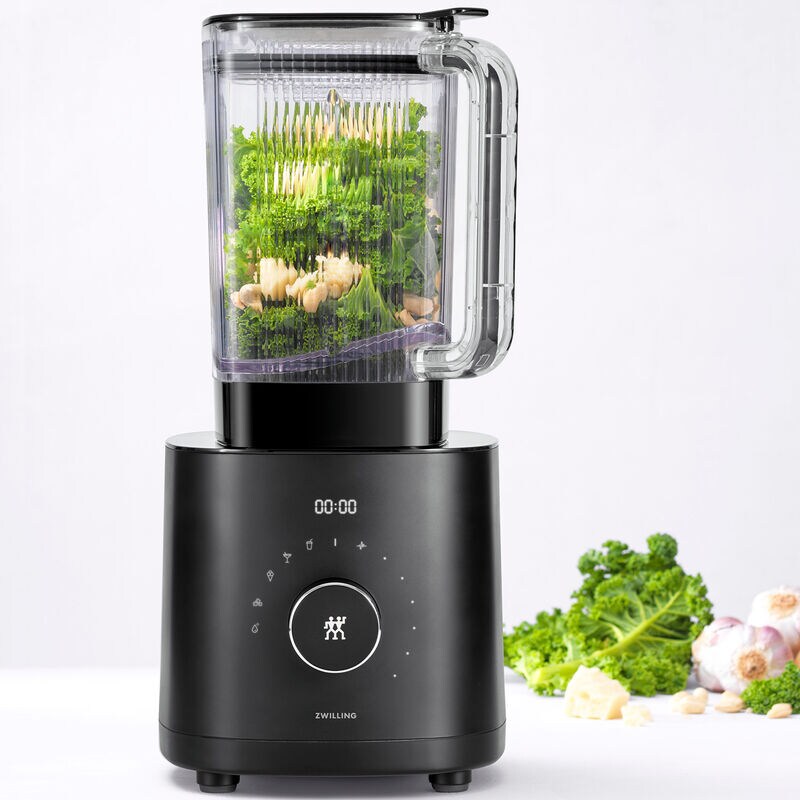 Zwilling Enfinigy 64 Oz. 12-Speed Countertop Blender with Plastic Jar - Black, , hires