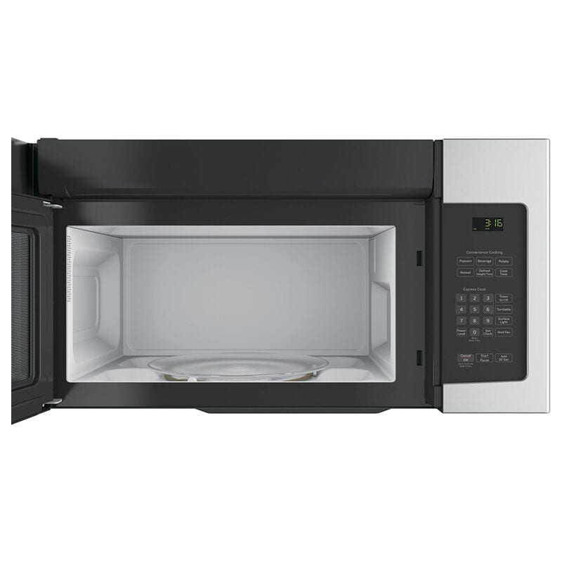 GE 30 in. 1.6 cu. ft. 950W Over-the-Range Microwave with 300 CFM - Stainless Steel, Stainless Steel, hires