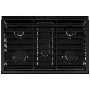 Whirlpool 30 in. 6 cu. ft. True European Convection Double Oven Gas Range with 5 Sealed Burners - Black Ice, , hires