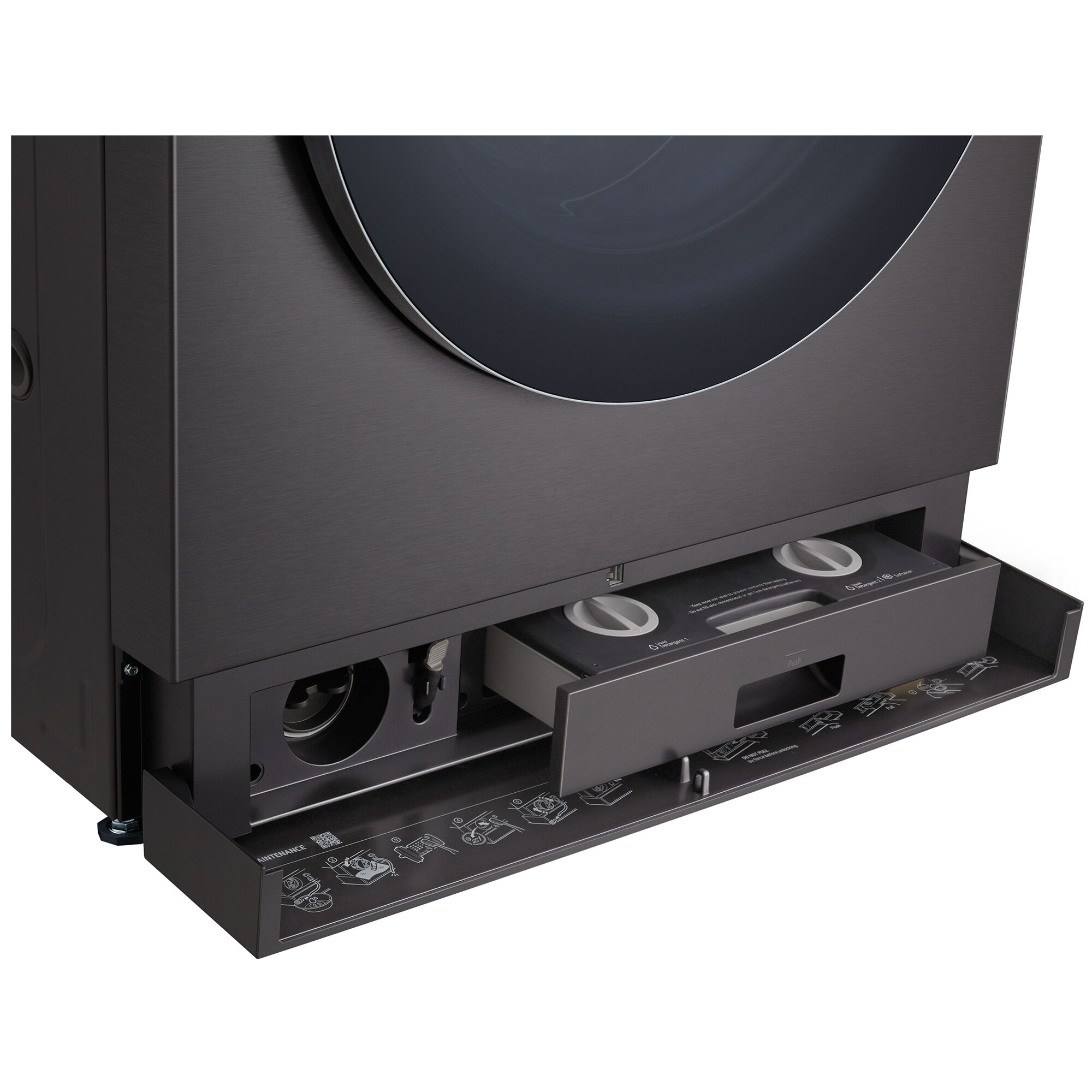 LG 29 in. 5.8 cu. ft. Smart Stackable Front Load Washer with Built