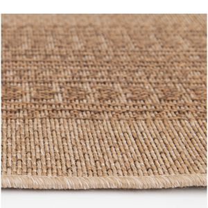 Natco Santorini Collection Outdoor Area Rug Sutton 7'10"x9'10" - Natural/Earth, , hires