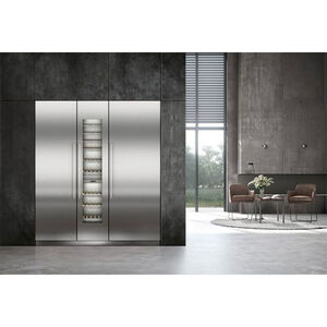 Liebherr 18 in. Built-in Wine Cabinet with Metal Racks, Dual Temperature Zones & 75 Bottle Capacity - Custom Panel Ready, , hires