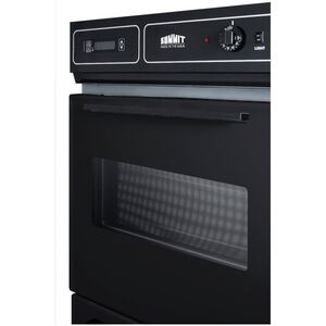 Summit 24 in. 2.9 cu. ft. Electric Single Wall Oven - Black, , hires