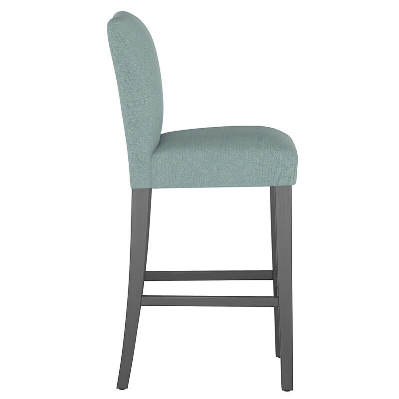 Skyline Furniture 31" Bar Stool in Linen Fabric - Seaglass, Sea Glass, hires
