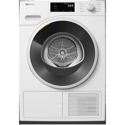 Miele 24 in. 4.1 cu. ft. Smart Stackable Ventless Electric Dryer with Heat Pump & Sensor Dry - Lotus White | TXF360