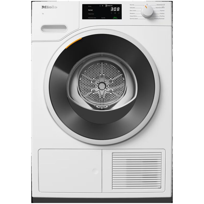 Miele 24 in. 4.1 cu. ft. Smart Stackable Ventless Electric Dryer with Heat Pump & Sensor Dry - Lotus White, , hires