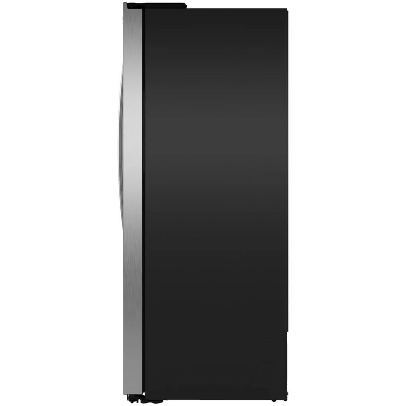 GE 36 in. 23.6 cu. ft. Counter Depth Side-by-Side Refrigerator with Ice & Water Dispenser - Fingerprint Resistant Stainless, Fingerprint Resistant Stainless, hires