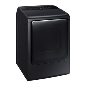 Samsung 27" 7.4 Cu. Ft. Smart Gas Dryer with Steam Sanitize Cycle - Black, , hires