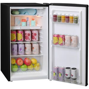 Avanti 18 in. 3.1 cu. ft. Mini Fridge with Freezer Compartment - Black, Black, hires
