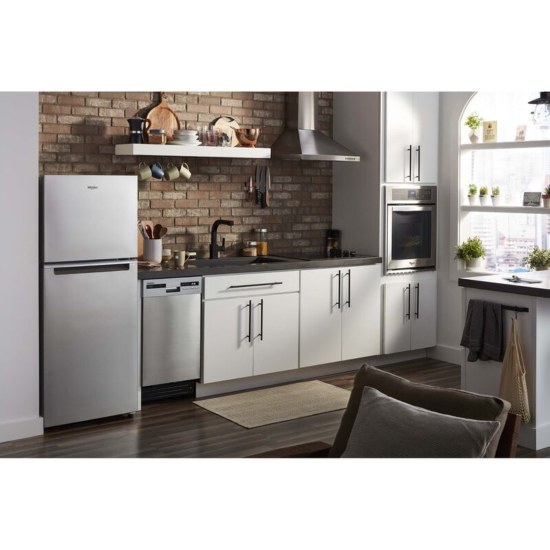 Whirlpool 18 in. Built-In Dishwasher with Top Control, 50 dBA Sound Level, 8 Place Settings & 6 Wash Cycles - Custom Panel Ready, , hires