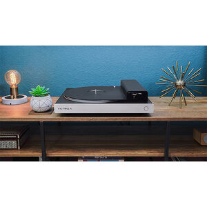 Victrola Hi-Res Carbon Turntable - Black/Silver, , hires