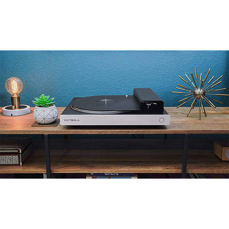 Victrola Hi-Res Carbon Turntable - Black/Silver, , hires