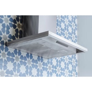 Thermador Masterpiece Series 30 in. Smart Convertible Chimney Style Range Hood with 600 CFM, 4 Fan Speeds & 2 LED Lights - Stainless Steel, , hires