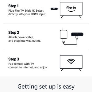 Amazon Fire TV Stick 4K Select (newest model), start streaming in 4K, AI-powered search, and free & live TV, , hires
