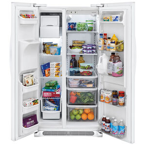 Frigidaire 22.07 Cu. Ft. Side-by-Side Refrigerator - White, , hires