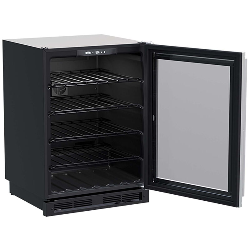 Marvel Classic Collection 24 in. Compact Built-In 5.7 cu. ft. Wine Cooler with 38 Bottle Capacity, Single Temperature Zone & Digital Control - Stainless Steel, , hires