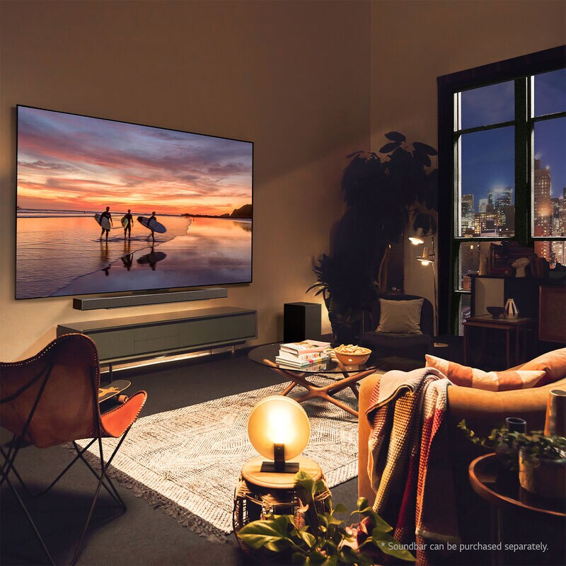 LG - 55" Class C4 Series OLED evo 4K UHD Smart webOS TV, , hires
