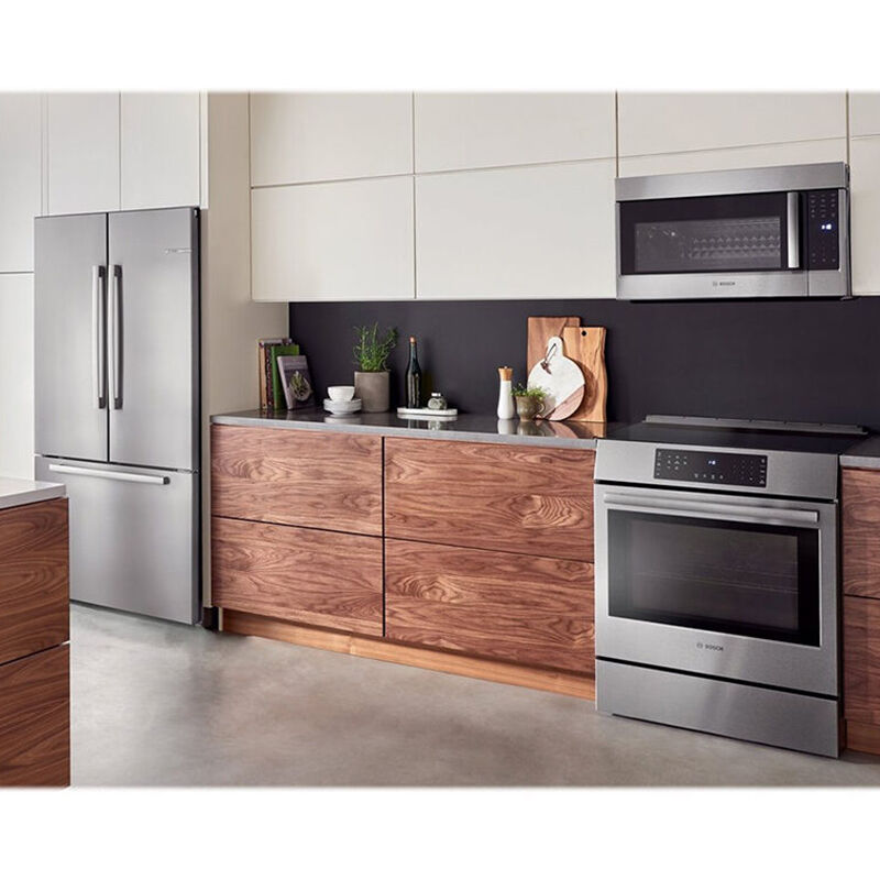 Bosch 800 Series 30 in. 4.8 cu. ft. Standard Convection Slide-In Gas Range with 5 Sealed Burners - Stainless Steel, , hires