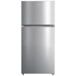 Midea 28 in. 14.2 cu. ft. Counter Depth Garage-Ready Top Freezer Refrigerator - Stainless Steel, Stainless Steel, hires