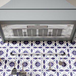 Bosch 300 Series 36 in. Smart Convertible Standard Style Range Hood with 300 CFM, 4 Fan Speeds & 2 LED Lights - Stainless Steel, , hires