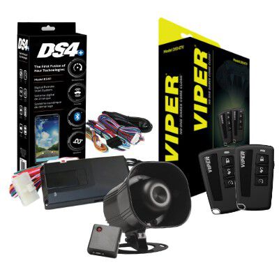 Viper DS4P Remote Starter System Bundle with Add-On Four Button Transmitter and Security Alarm Upgrade Kit | DS4PSU-9147V