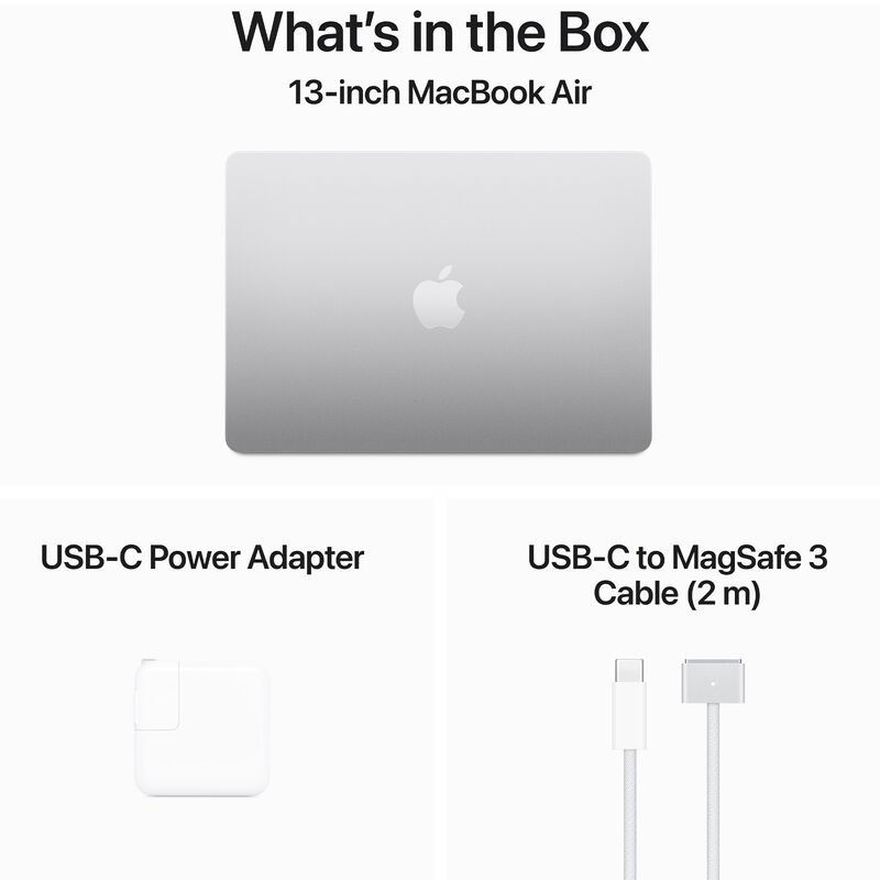 Apple 13" MacBook Air 256Gb (M3, Silver), , hires