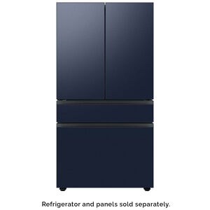 Samsung BESPOKE 4-Door French Door Bottom Panel for Refrigerators - Navy Steel, , hires