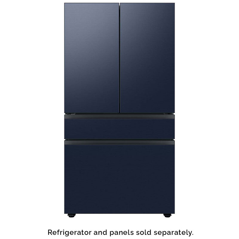 Samsung BESPOKE 4-Door French Door Bottom Panel for Refrigerators - Navy Steel, , hires
