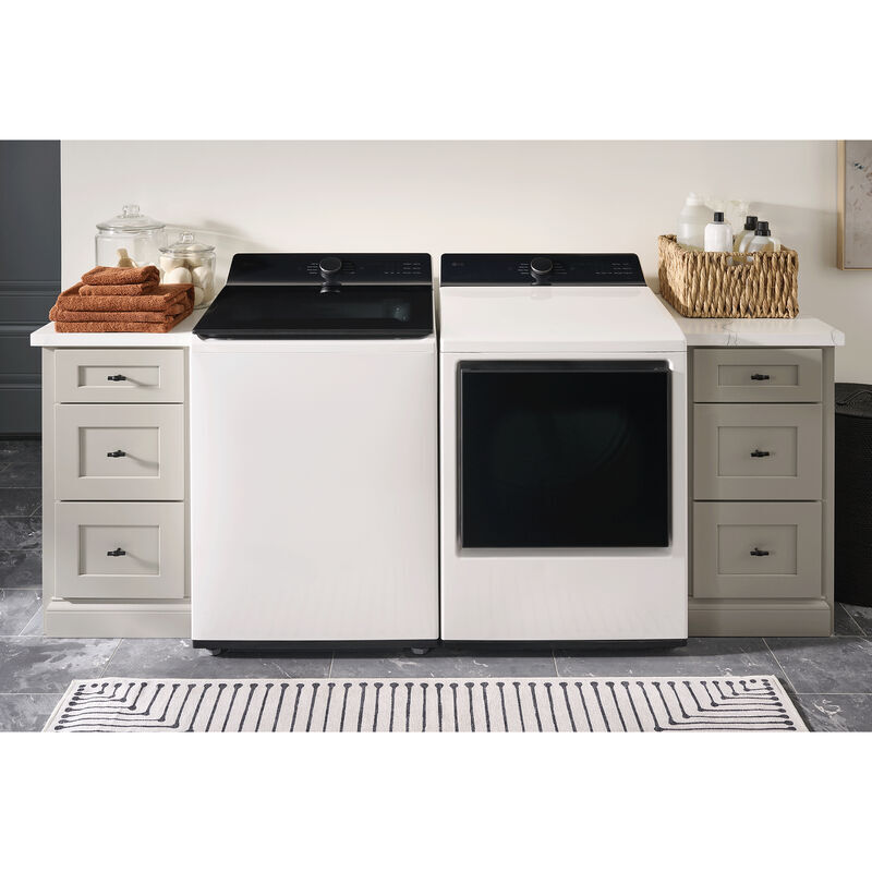 LG 27 in. 7.3 cu. ft. Smart Gas Dryer with EasyLoad Door & AI