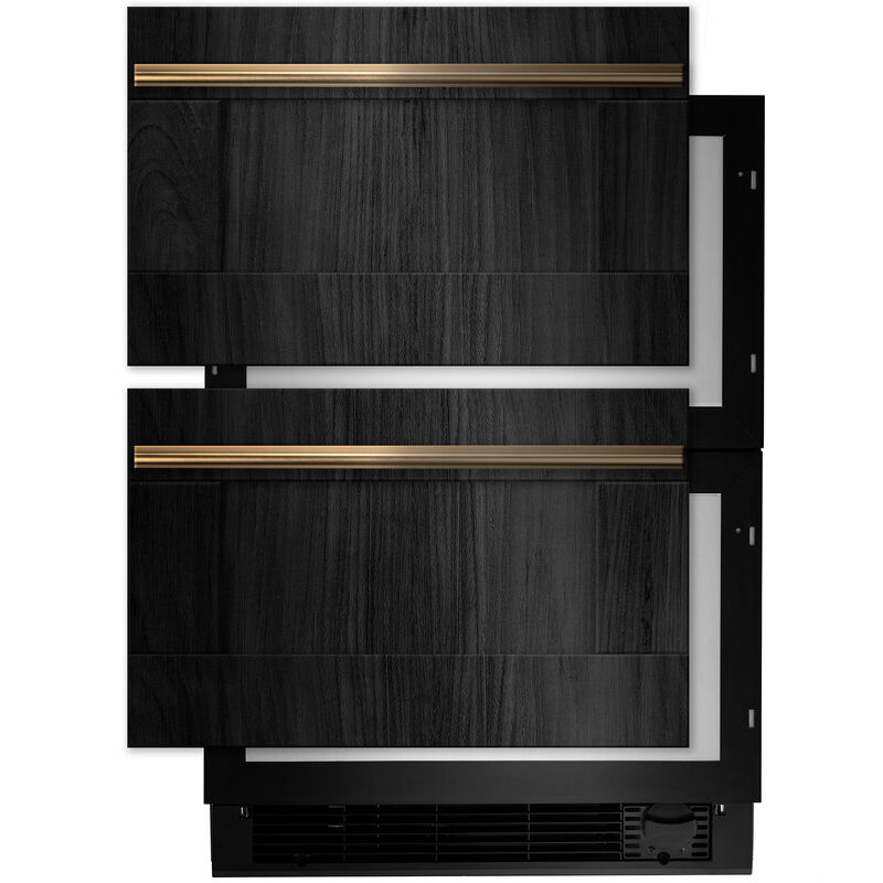 JennAir 24 in. 4.7 cu. ft. Double Refrigerator & Freezer Drawer - Custom Panel Ready, , hires