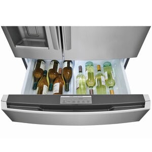 Frigidaire Gallery 36 in. 26.3 cu. ft. 4-Door French Door Refrigerator with Ice & Water Dispenser - Stainless Steel, , hires