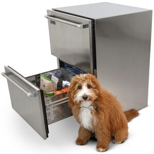 Perlick Signature Series 24 in. 5 cu. ft. Double Refrigerator & Freezer Drawer - Custom Panel Ready, , hires