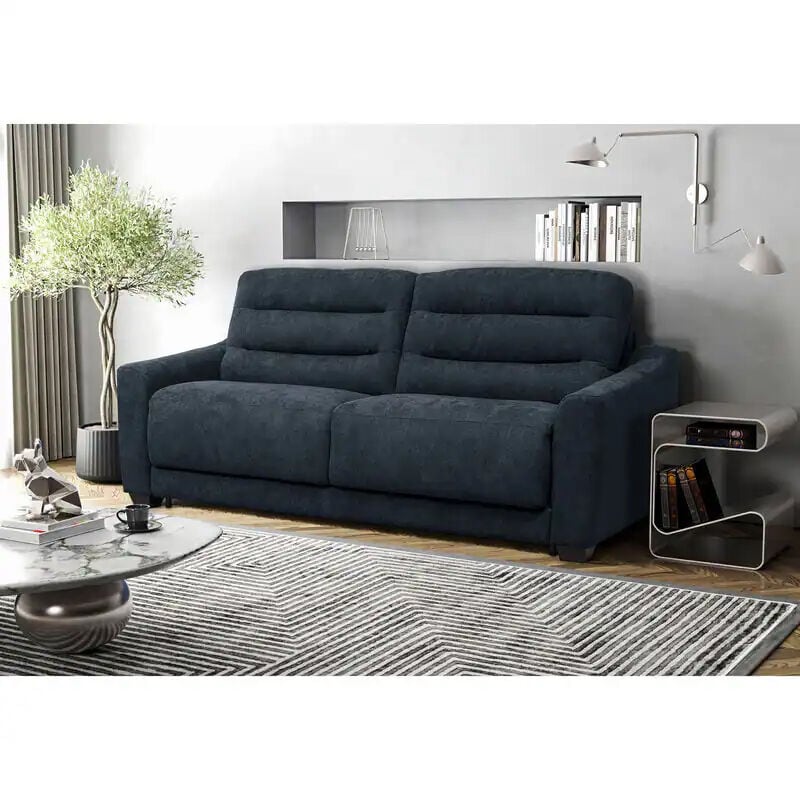 Stearns & Foster Vito Queen Sofa Bed - Charleston Ocean Blue, , hires