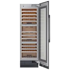 Dacor 24 in. Built-in Smart Wine Cooler with Metal & Wood Racks, Multi-Temperature Zones & 100 Bottle Capacity - Custom Panel Ready, , hires
