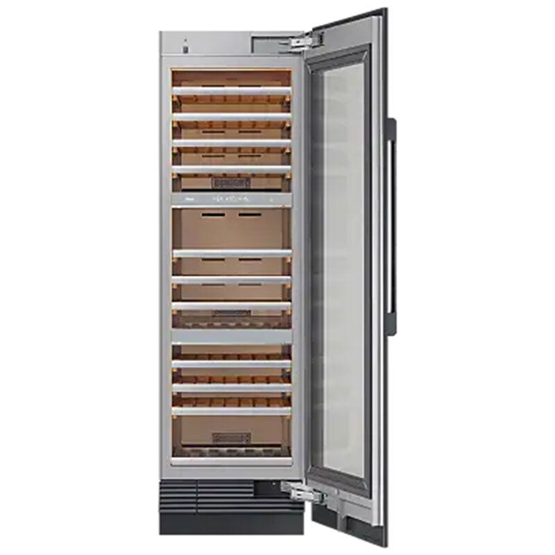 Dacor 24 in. Built-in Smart Wine Cooler with Metal & Wood Racks, Multi-Temperature Zones & 100 Bottle Capacity - Custom Panel Ready, , hires
