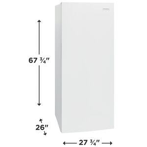 Frigidaire 28 in. 16.0 cu. ft. Garage-Ready Freezerless Refrigerator - White, , hires