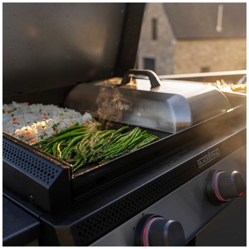 Blackstone 28 in. 3-Burner Built-In Liquid Propane Gas Flat Top Griddle with 590 sq. in. Cooking Surface - Stainless Steel, , hires