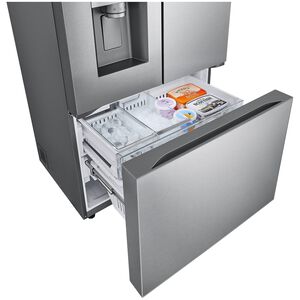 LG 36 in. 25.5 cu. ft. Smart Counter Depth French Door Refrigerator with External Ice & Water Dispenser, 4 types of Ice and Pocket Doors - PrintProof Stainless Steel, PrintProof Stainless Steel, hires