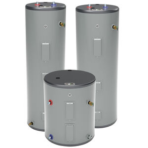 GE Electric 50 Gallon Short Water Heater with 10-Year Parts Warranty, , hires