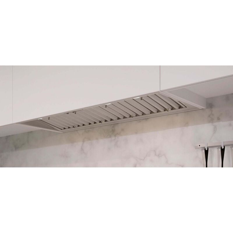 Wolf 54 in. Ducted Standard Style Range Hood with 3 LED Lights - Stainless Steel, , hires